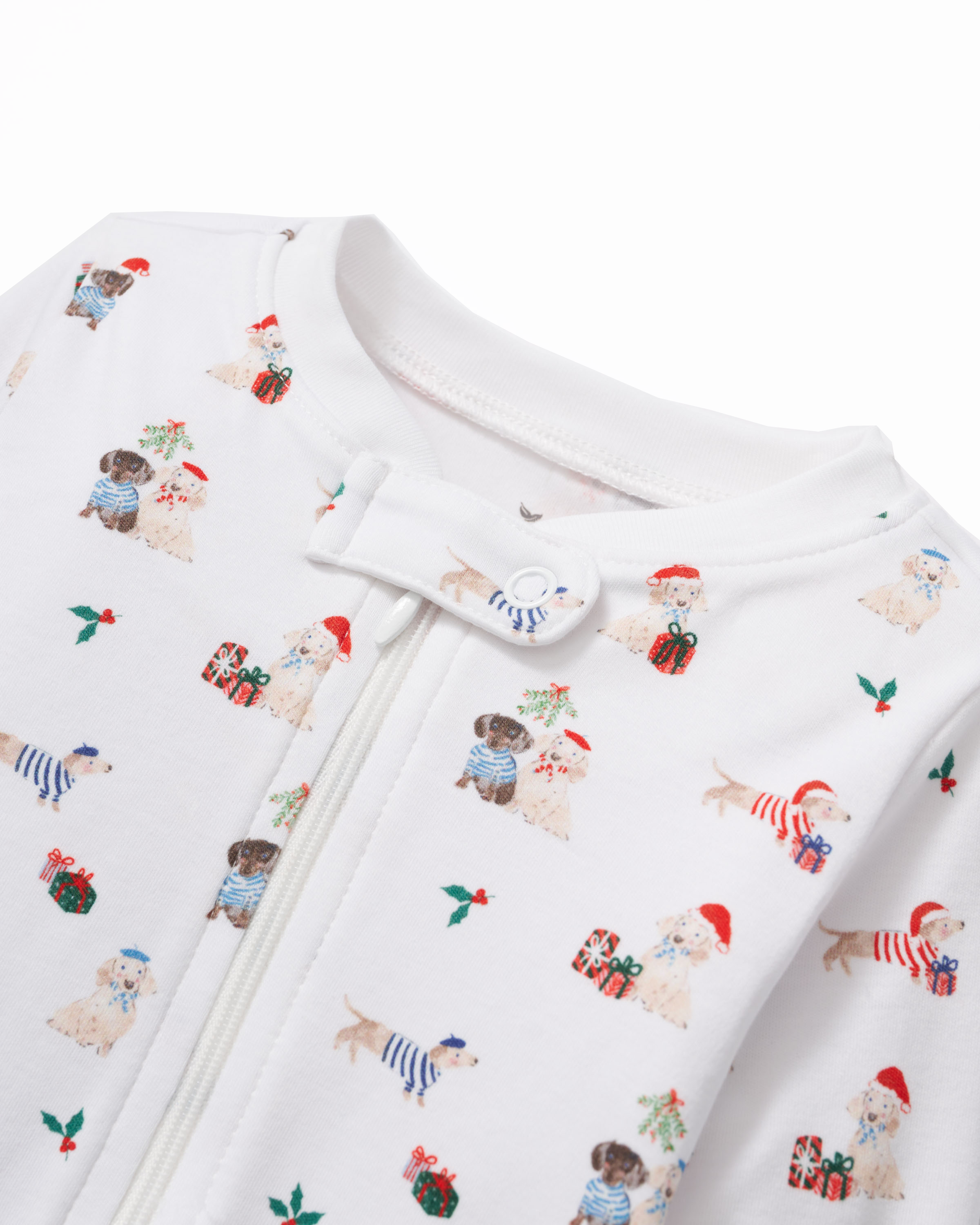 Infant Footie Romper (Woof de Noël)