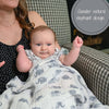 Muslin Swaddle Blanket (Elephantastic)