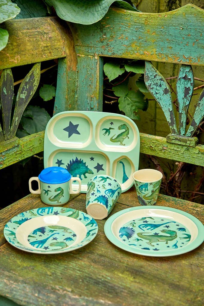 Medium Cup (Dinosaurs Sage Green)