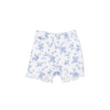 Peplum Tank and Bike Short (Baby Blue Vines Floral)