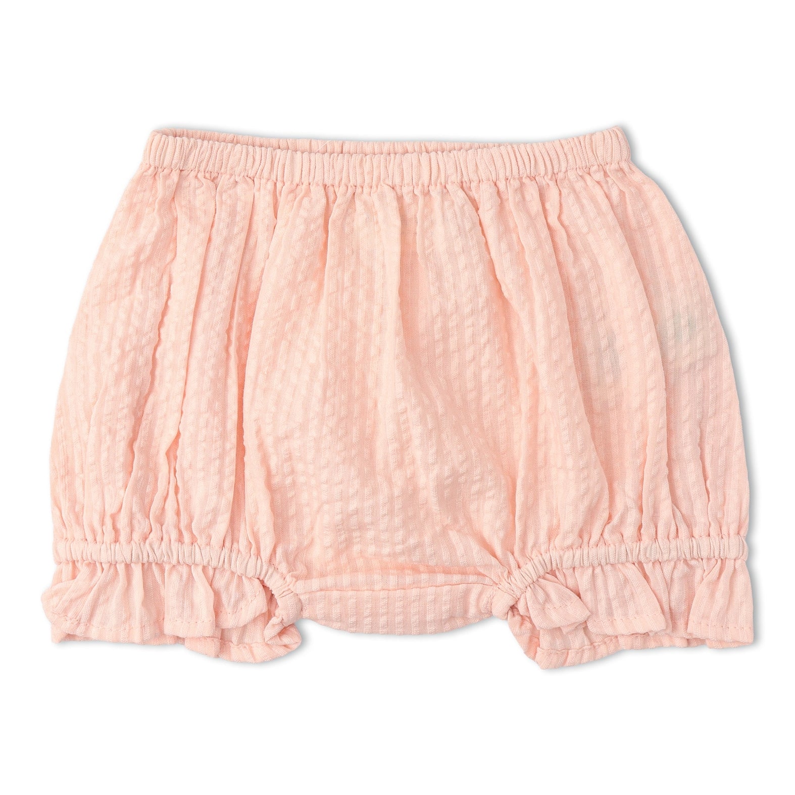 Organic Smocked Top And Bloomer Set (Blush)