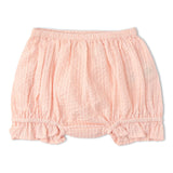 Organic Smocked Top And Bloomer Set (Blush)