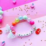 Rainbow Cherry Bracelet