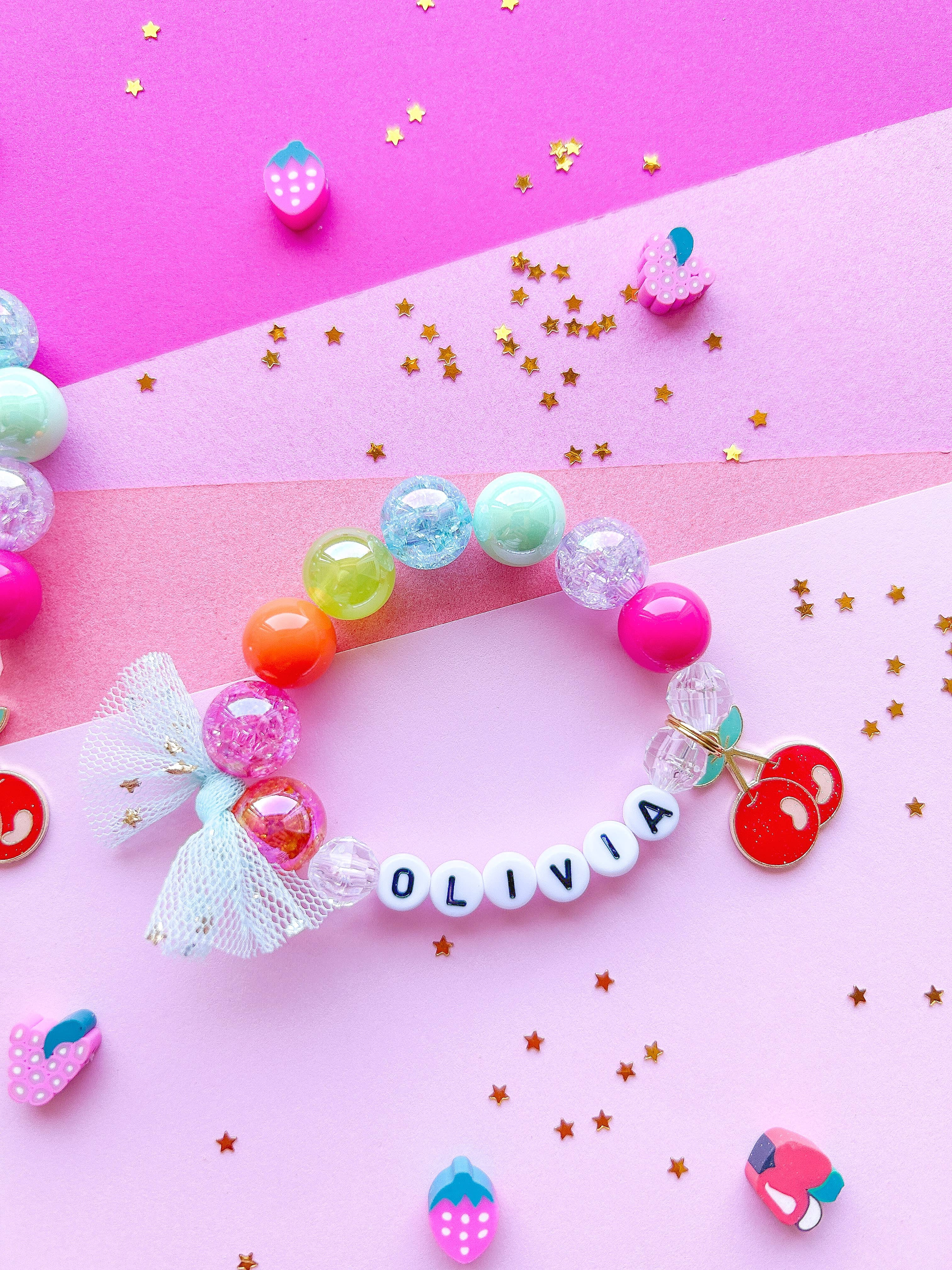 Rainbow Cherry Bracelet