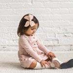 Bryn Brushed Back Pointelle Henley Dress (Haran Floral)