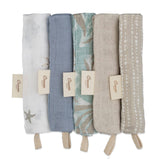 Sea Life Wash Cloth Set (5-pack)