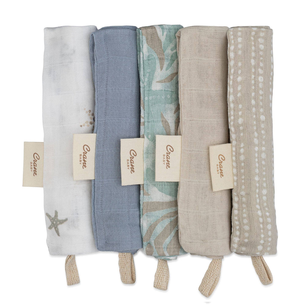 Sea Life Wash Cloth Set (5-pack)