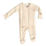 Footie & Wrap Top Baby Set (Mistletoe)