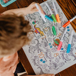 DinoRoar Reusable Color-In Activity Mat