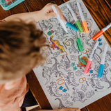 DinoRoar Reusable Color-In Activity Mat