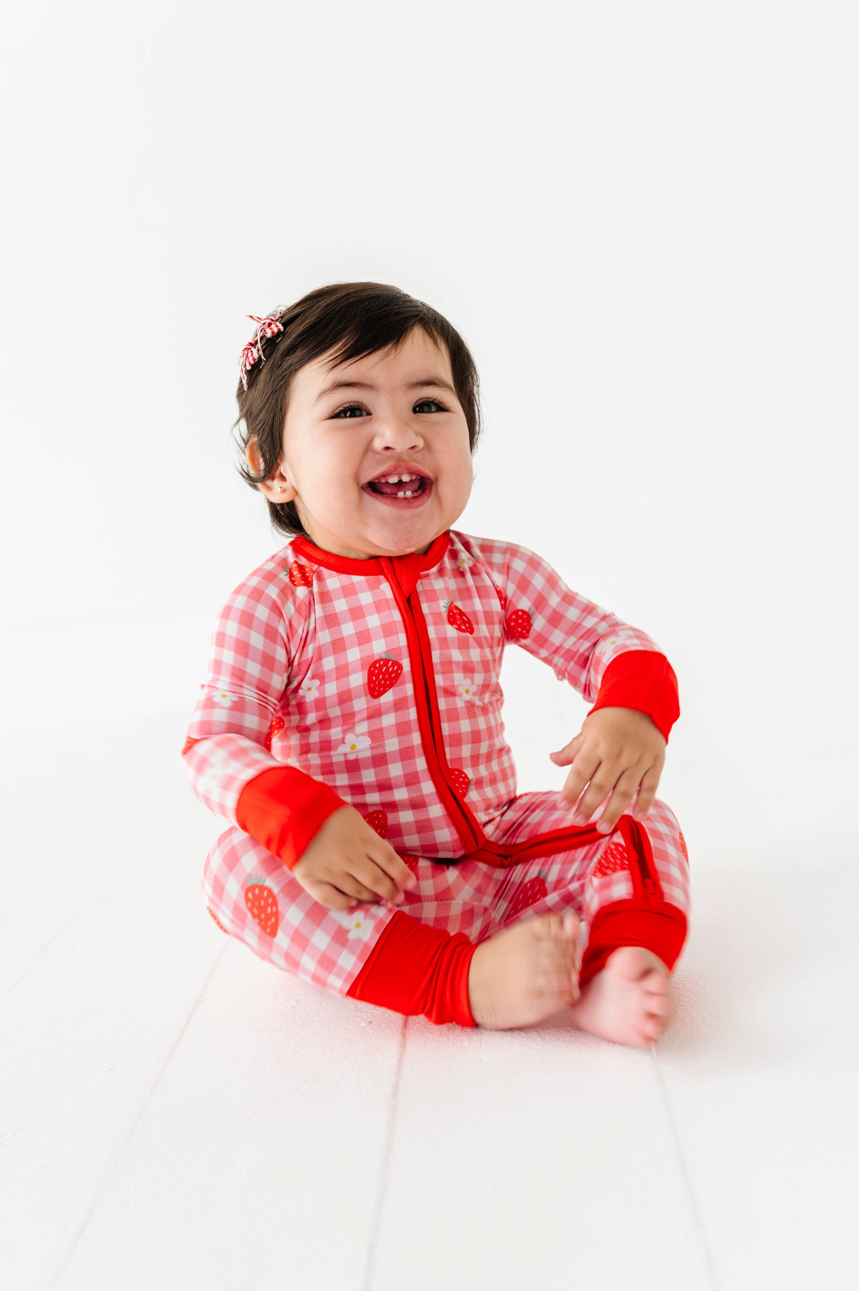 Convertible Footies (Strawberries & Dream)
