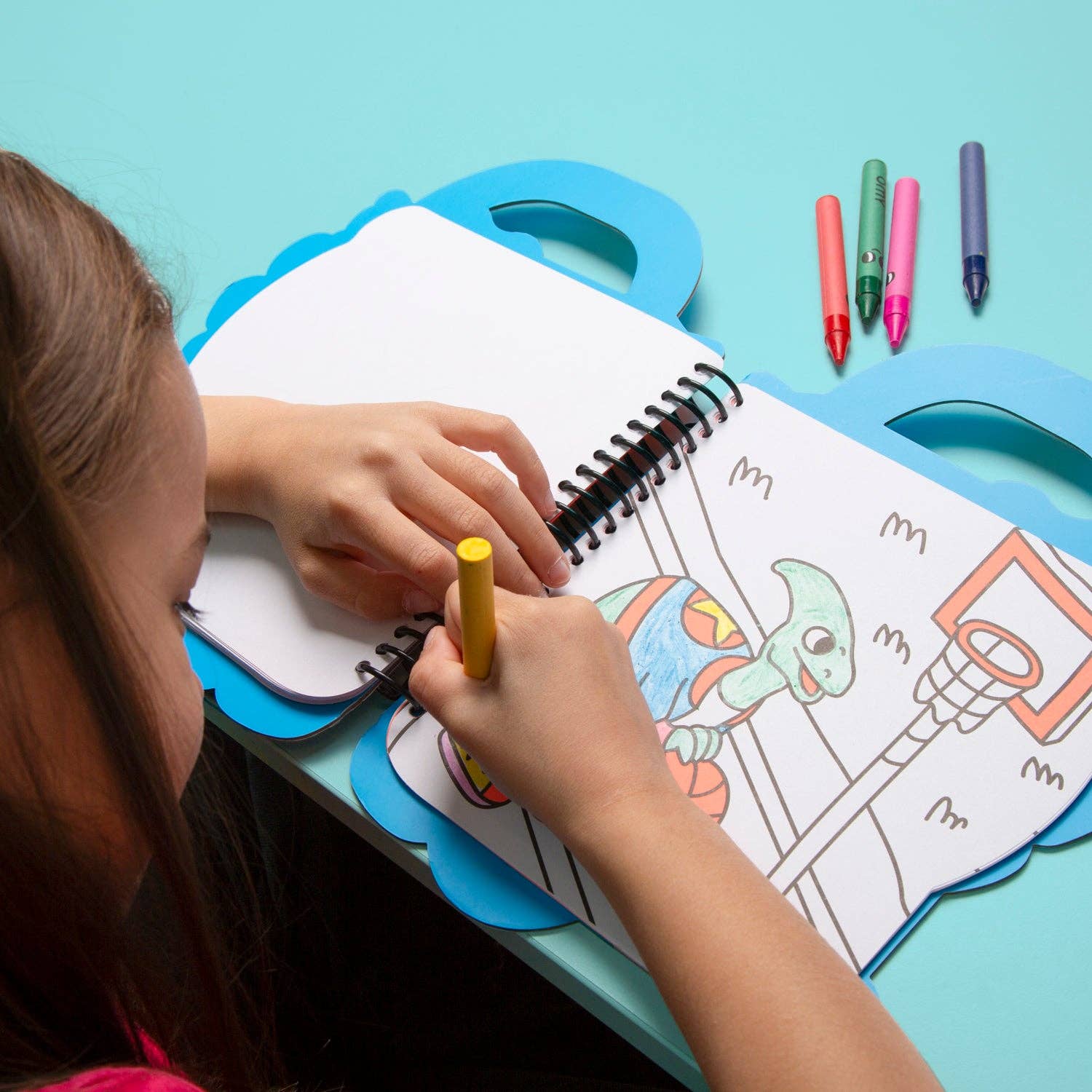 Super Coloring & Sticker Book (Dino)