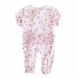 Ruffle Zipper Footie (Silly Goose)
