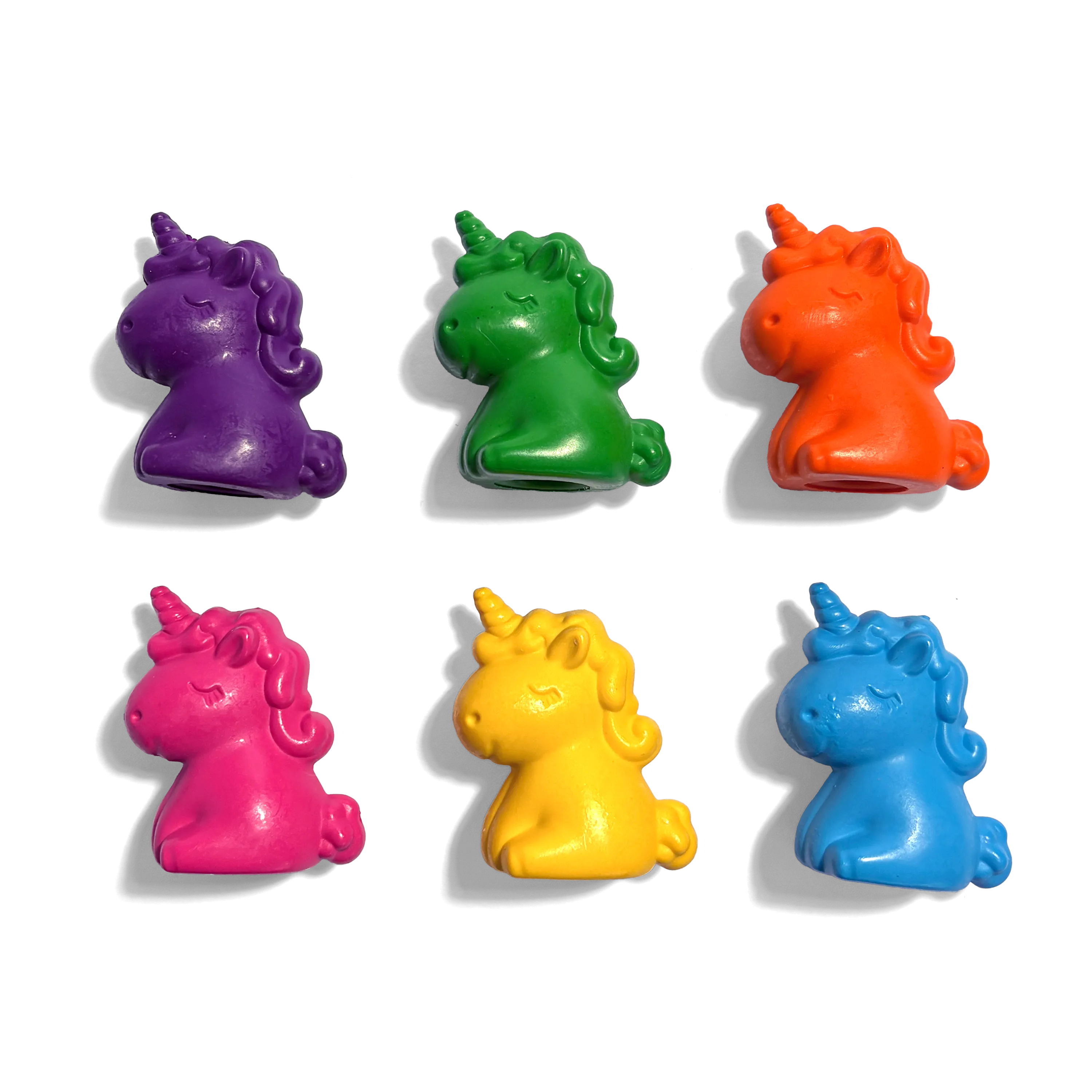 Set of 6 Finger Crayons (Unicorn)