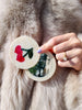 Compact Mirror (Cherry Hearts)