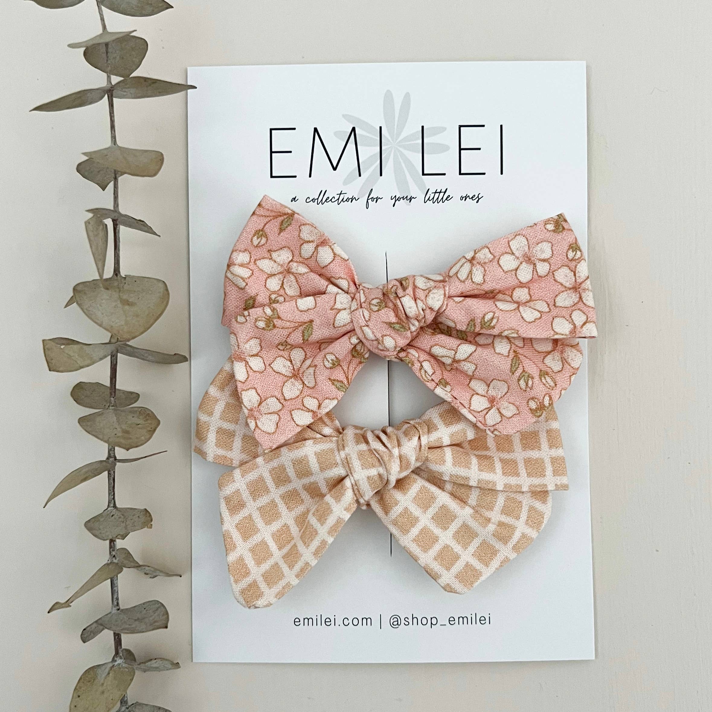 Alligator Clip Bow Set (Garden Capsule)
