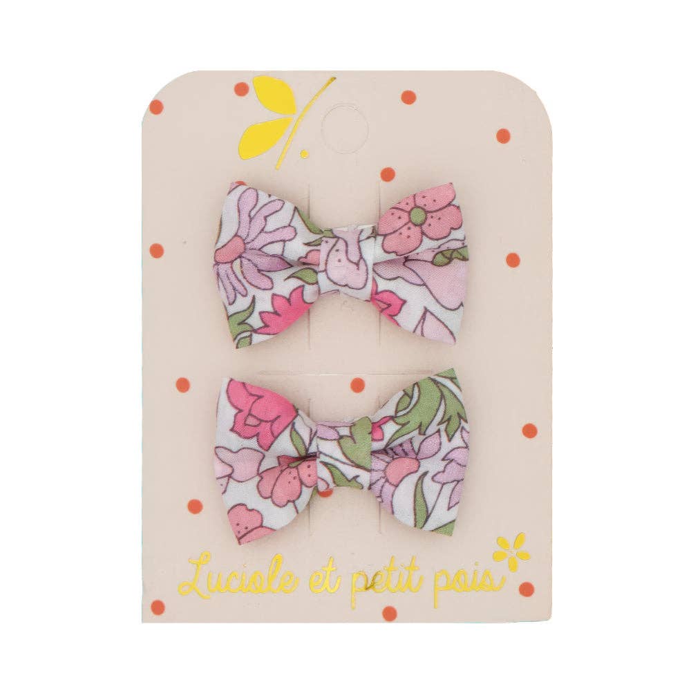 Mini Butterfly Clips (Liberty Poppy)