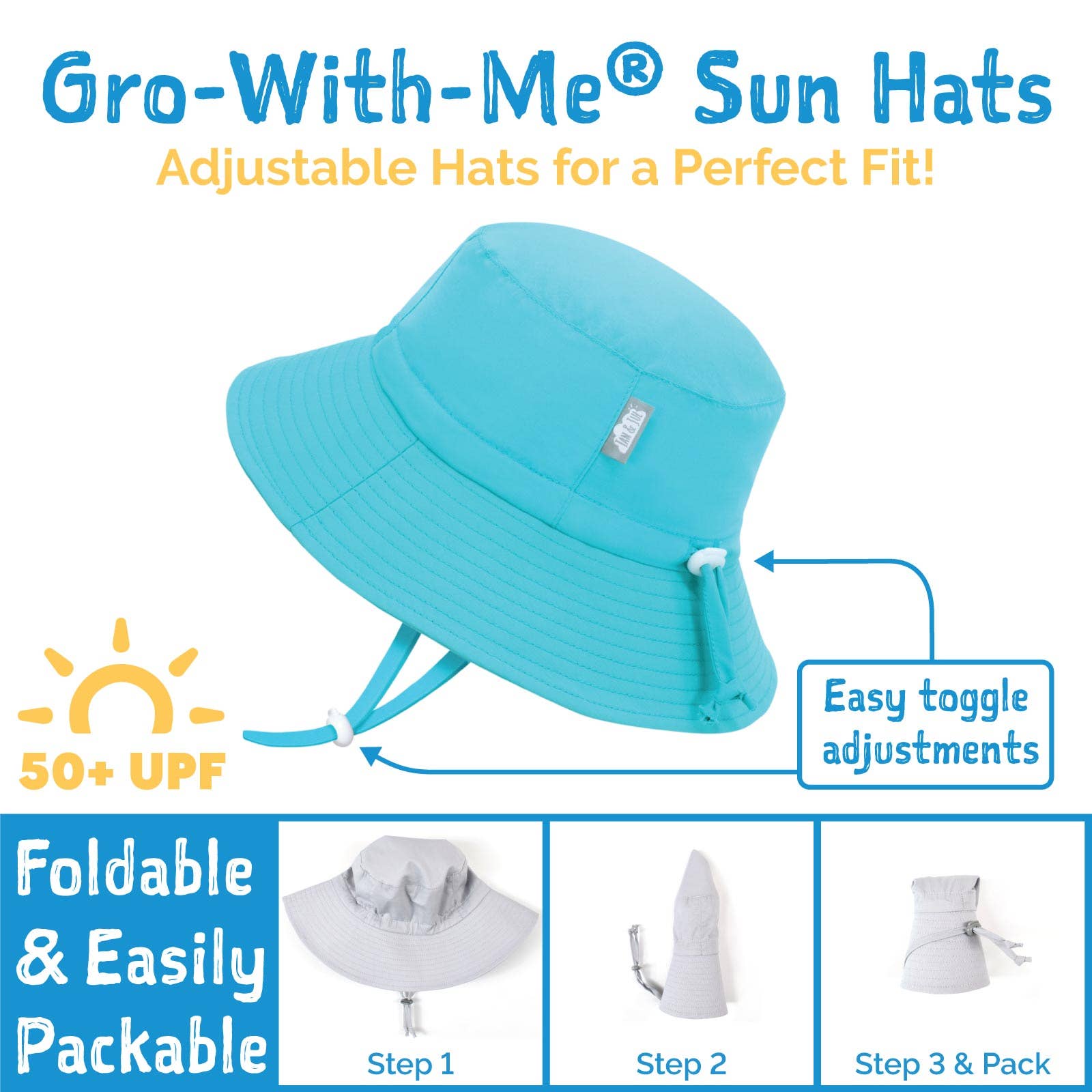 Aqua Dry Bucket Hat (White)