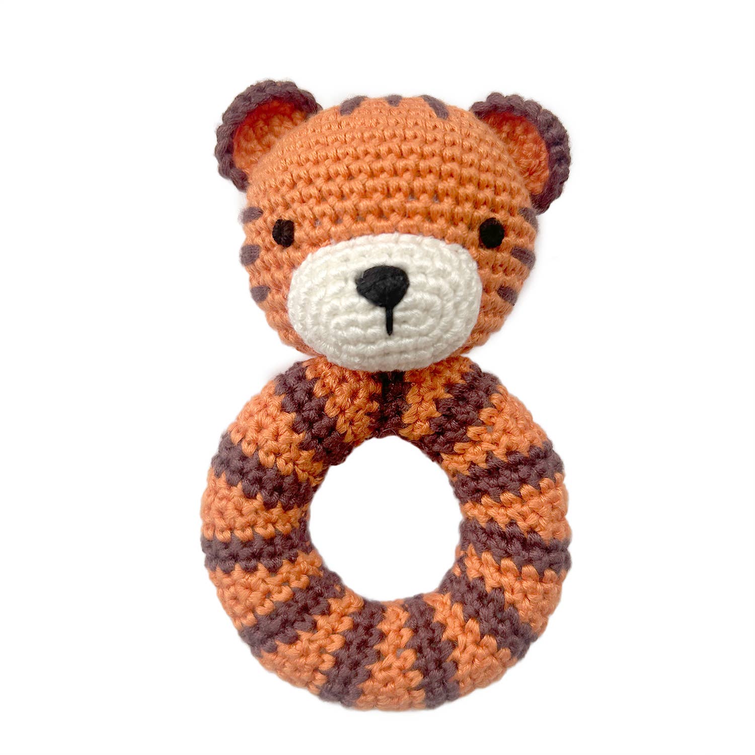 Crocheted Tiger Rattle