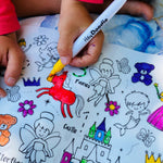 Sugar & Spice Reusable Color-In Activity Mat