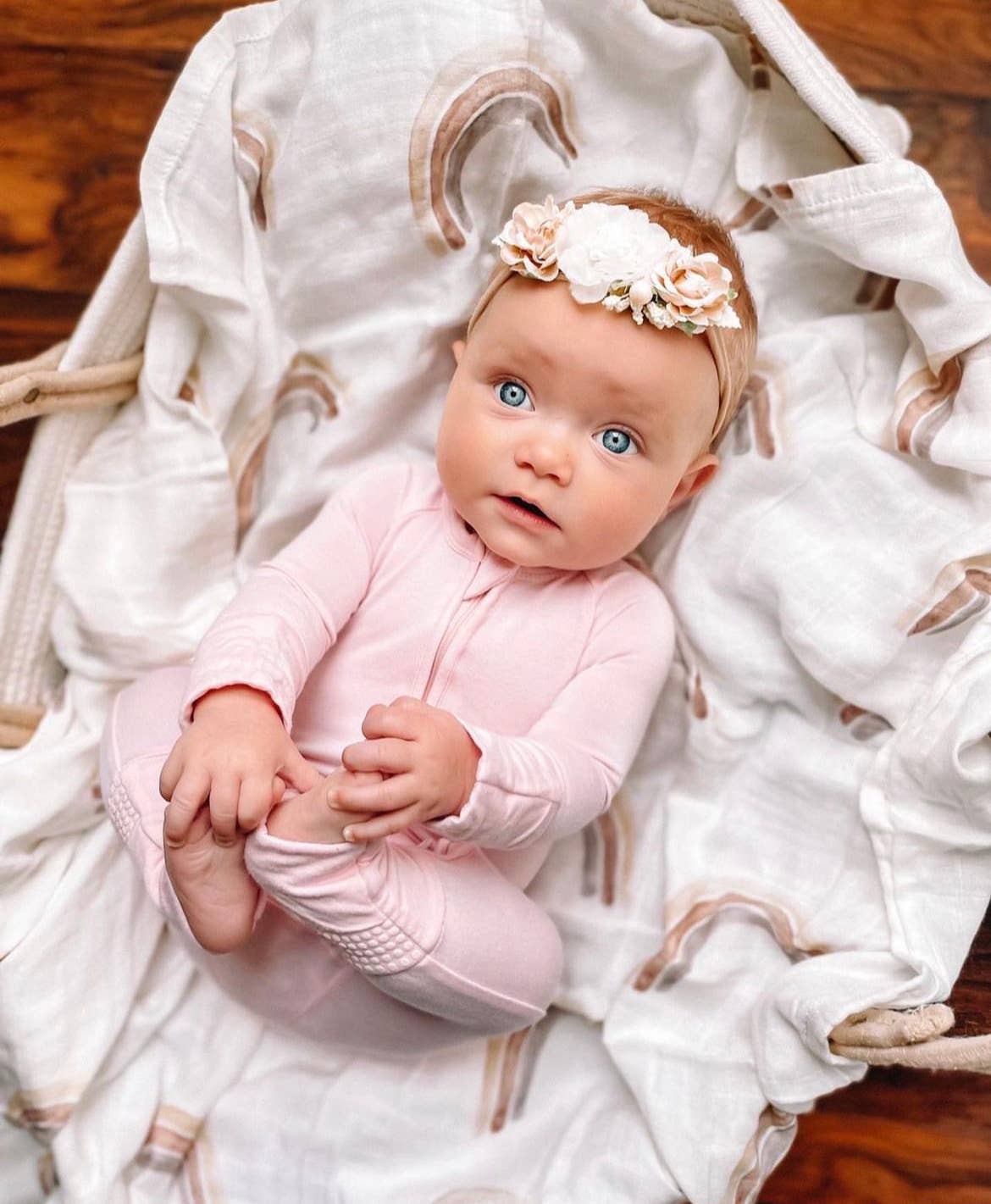 Bamboo Convertible Romper (Pink Sand)