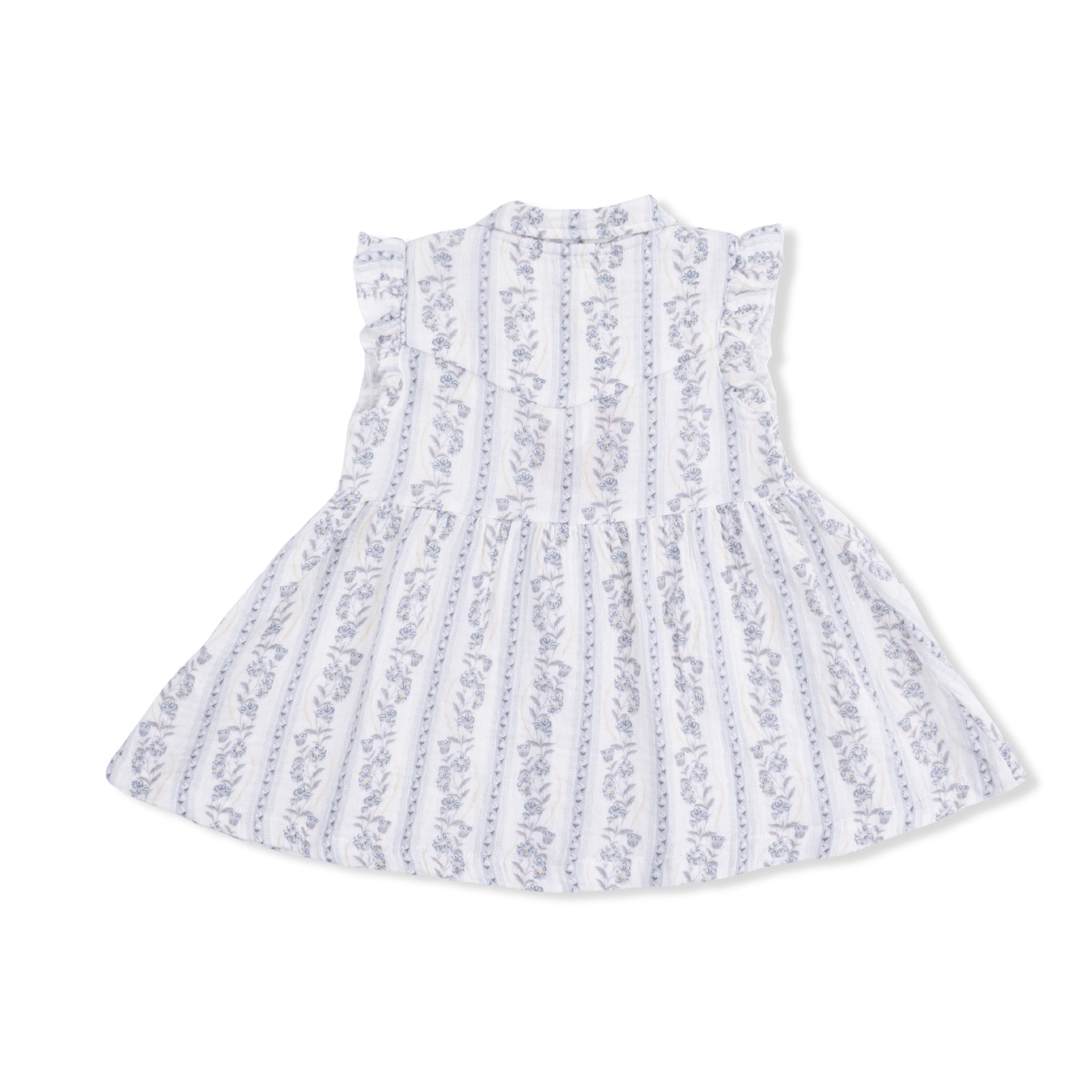 Western Pearl Snap Dress & Bloomer (Kimberly Floral Stripe)