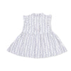 Western Pearl Snap Dress & Bloomer (Kimberly Floral Stripe)