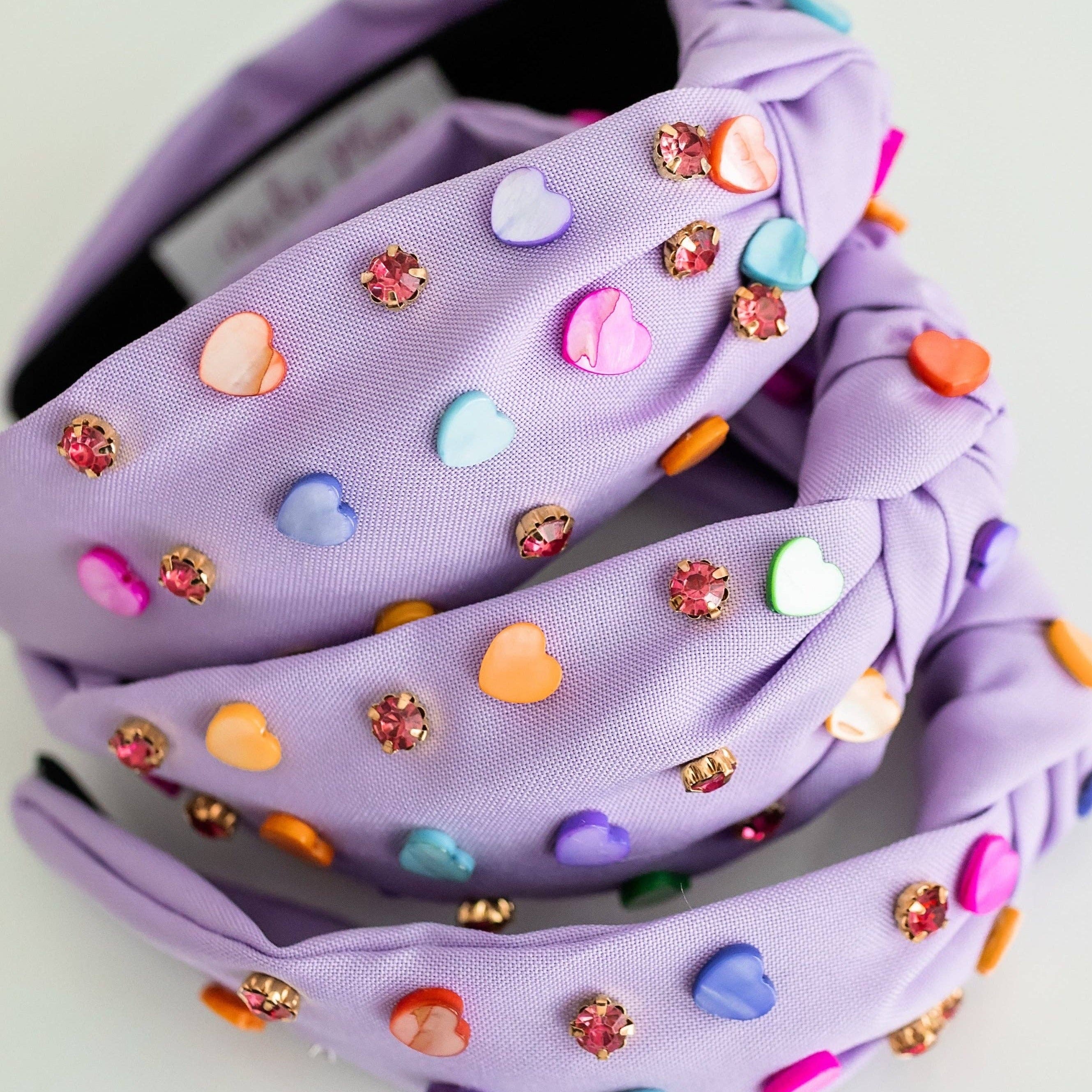 Beaded Headband (Lavender Loveburst)