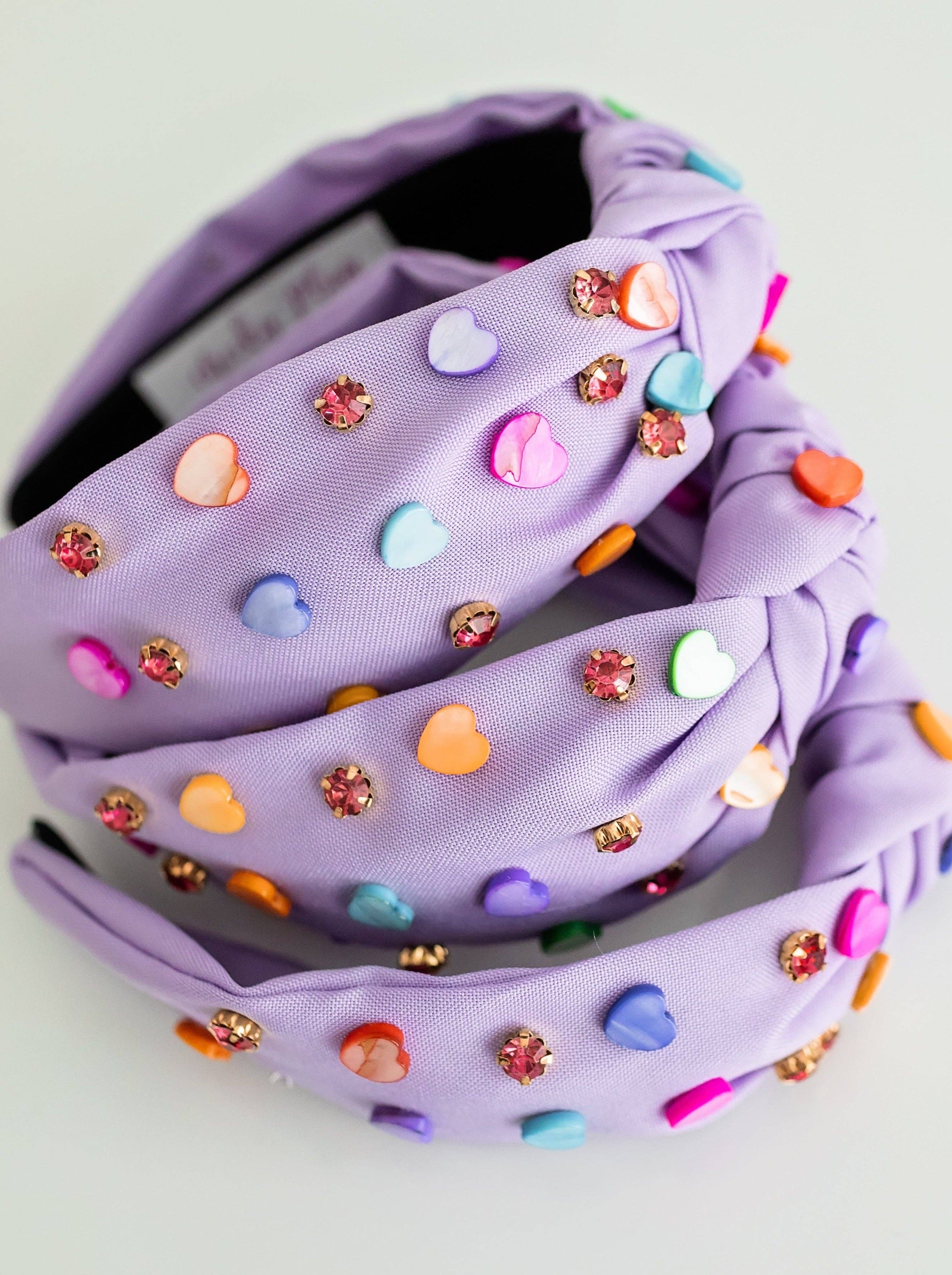 Beaded Headband (Lavender Loveburst)