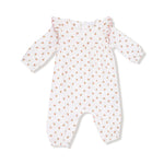 Longsleeve Petal Ruffle Romper (Petite Pointe Fleur)