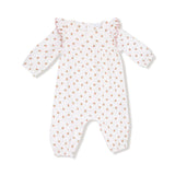 Longsleeve Petal Ruffle Romper (Petite Pointe Fleur)