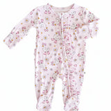 Ruffle Zipper Footie (Silly Goose)