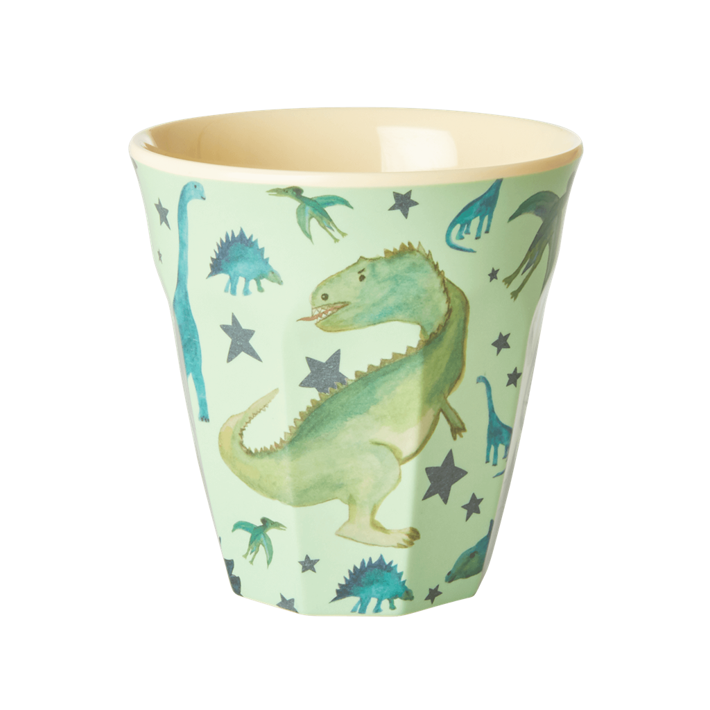 Medium Cup (Dinosaurs Sage Green)