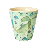 Medium Cup (Dinosaurs Sage Green)