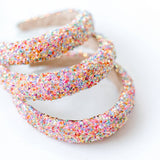 Beaded Headband (Pretty in Pink)