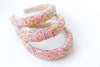 Beaded Headband (Pretty in Pink)