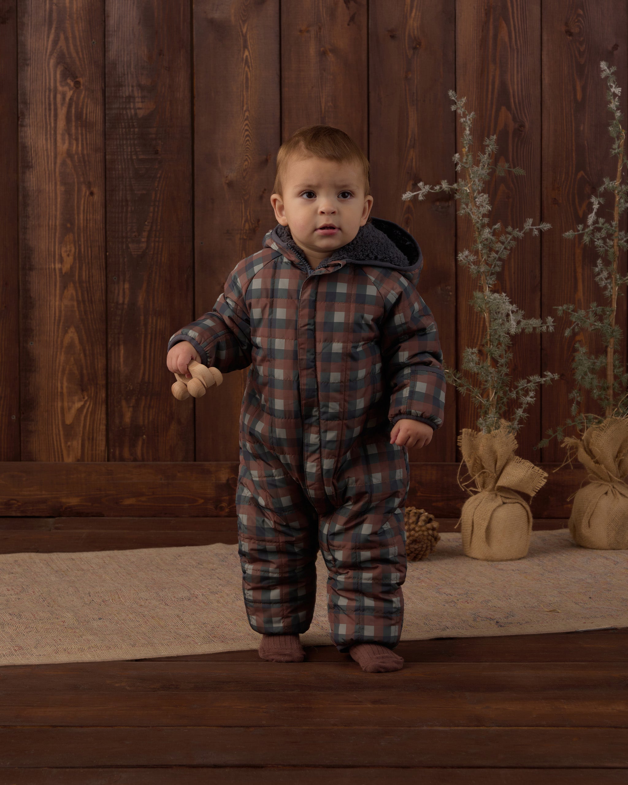 Cedar Puffer Suit (Midnight Check)