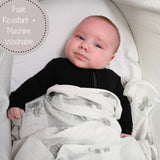 Muslin Swaddle Blanket (Elephant)