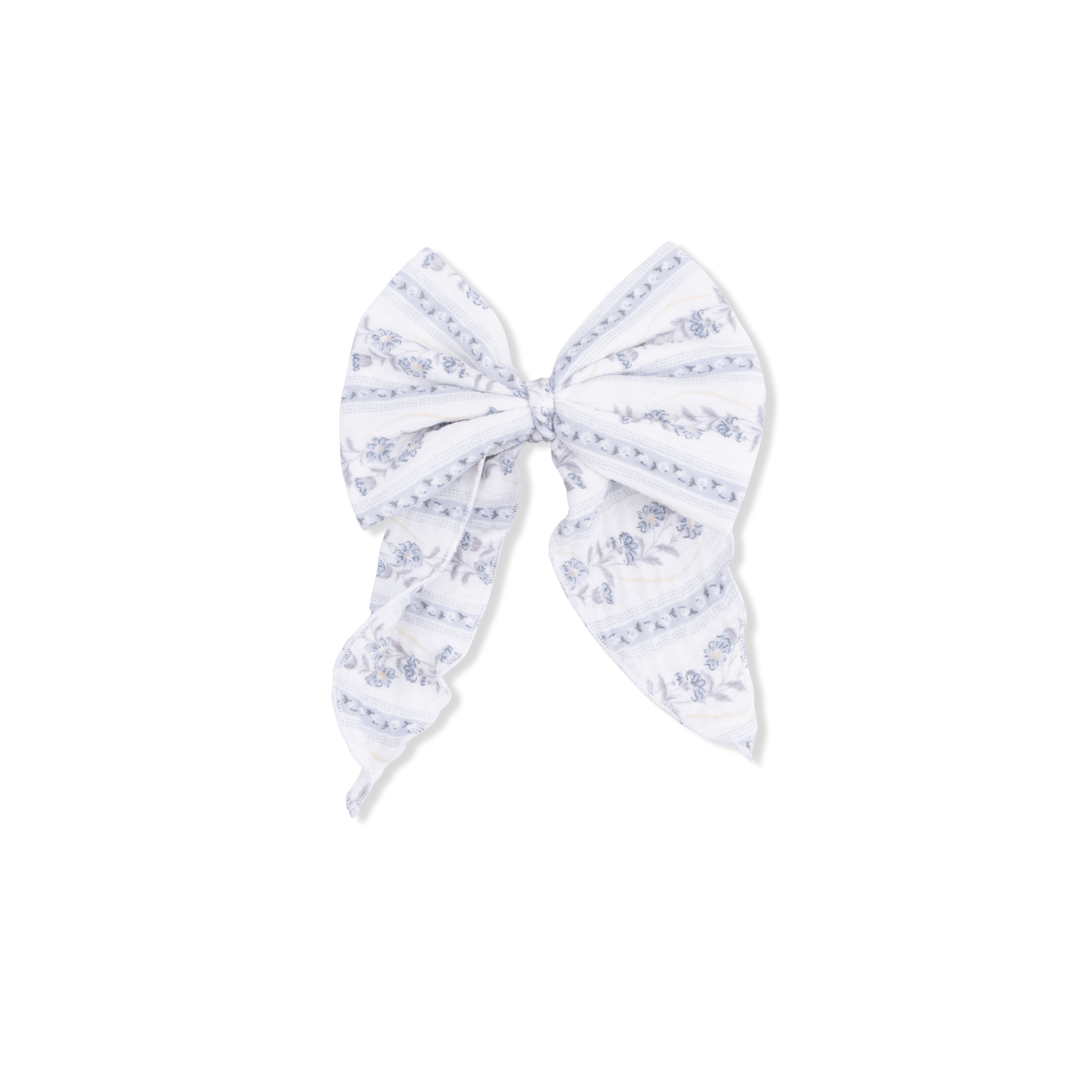 Large Bow (Kimberly Floral Stripe)