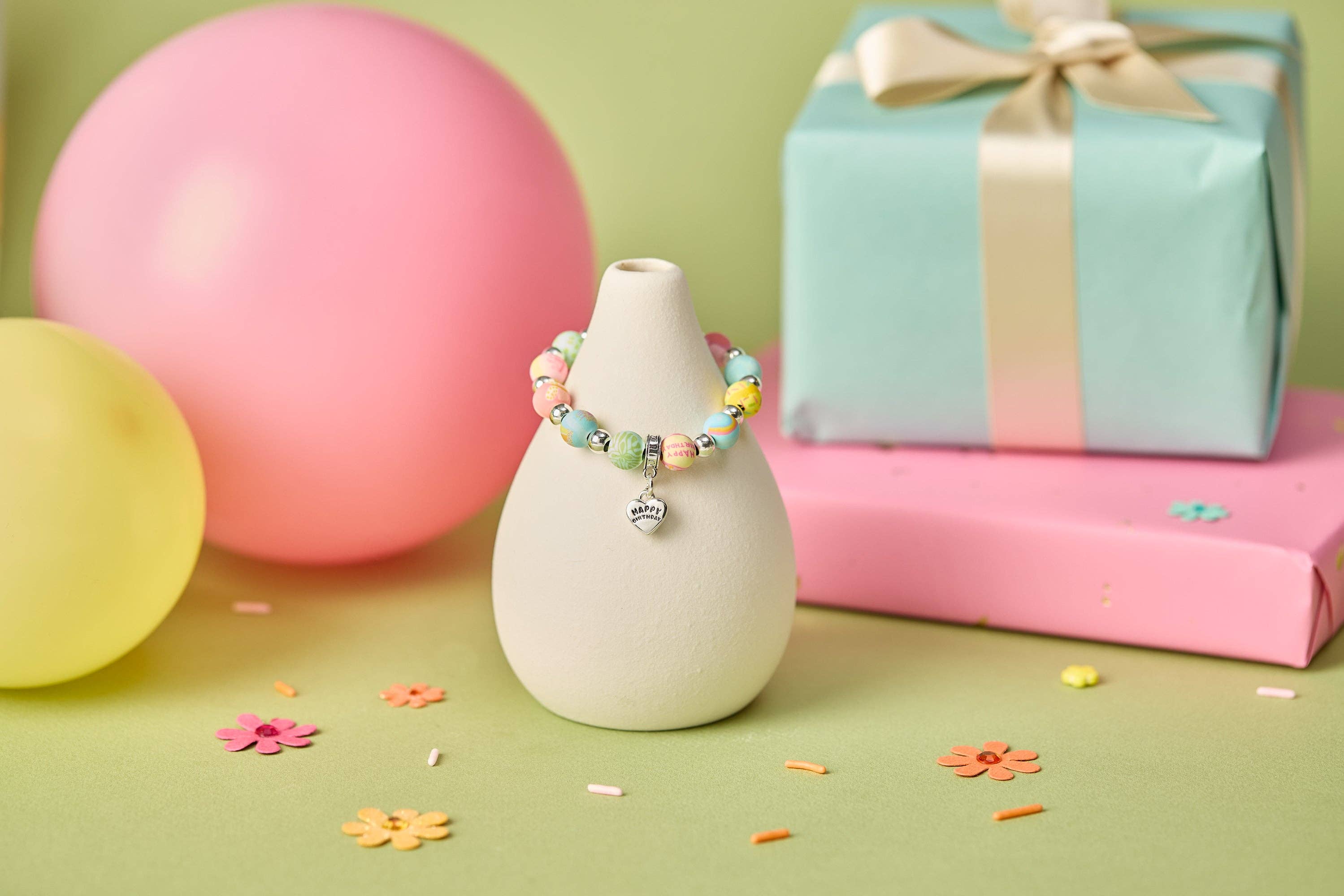 Birthday Cheers Charm Bracelet
