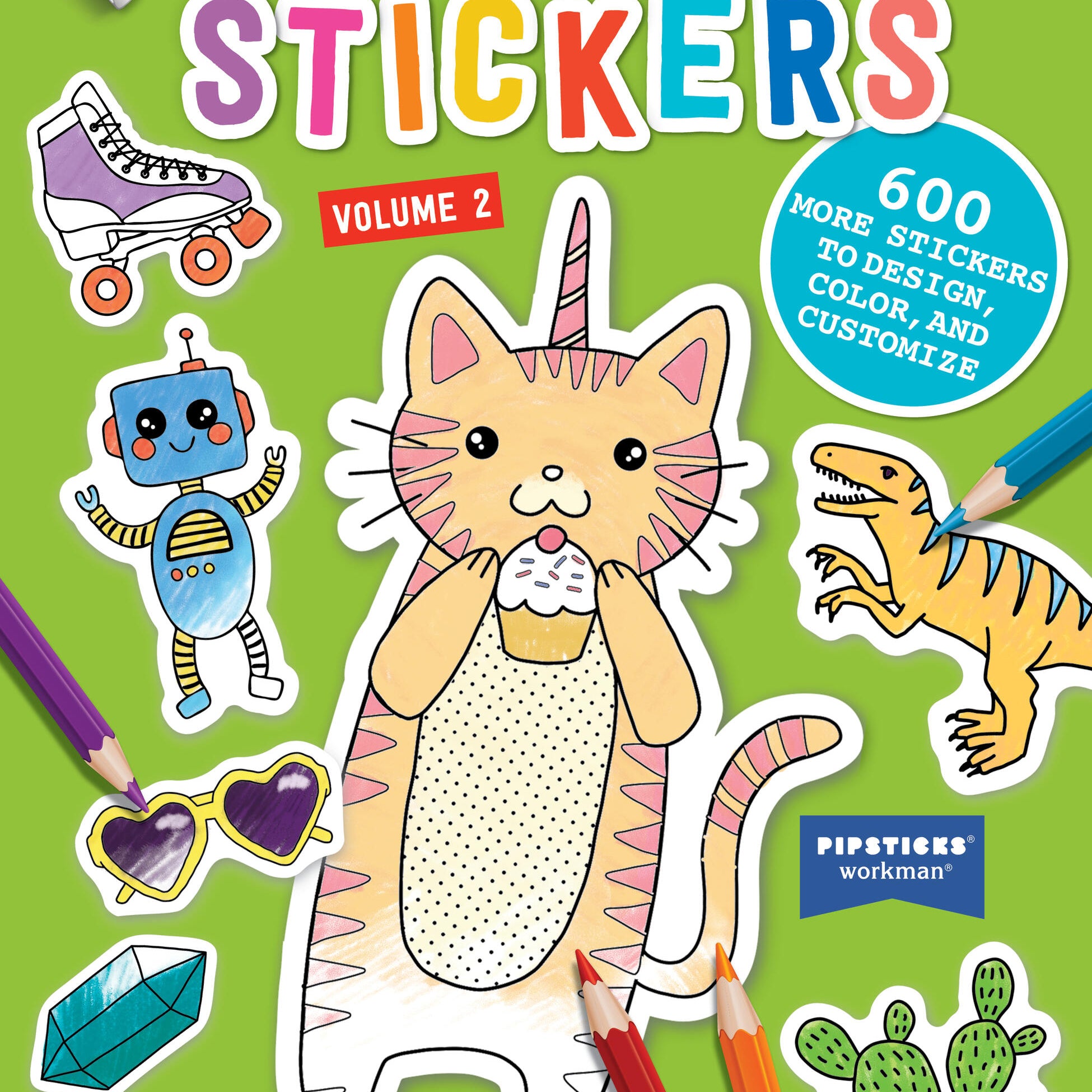 Color Your Own Stickers, Volume 2