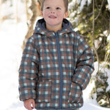 Lightweight Reversible Puffer (Midnight Check)