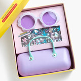 Gemify Sunglasses and Case (Mermaid Splash and Sparkle)