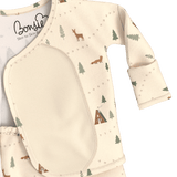 Footie & Wrap Top Baby Set (Forest Friends)