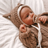 Baby Bear Jumpsuit (Acorn)