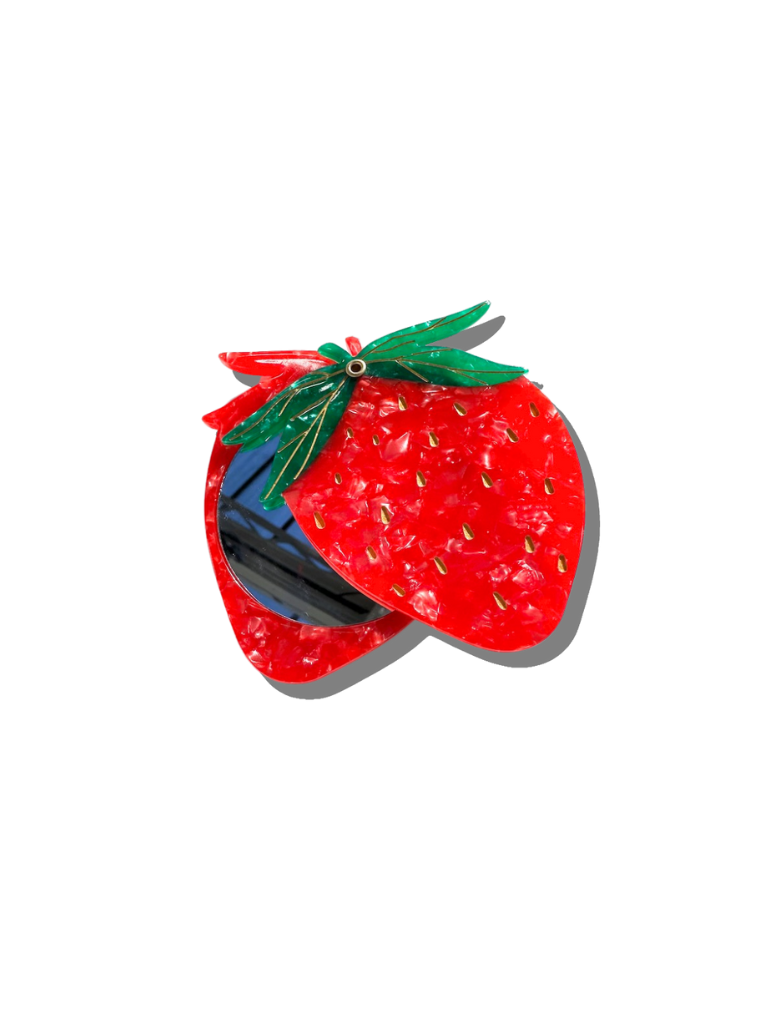 Compact Mirror (Strawberry)