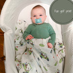 Muslin Swaddle Blanket (Golf A Round)