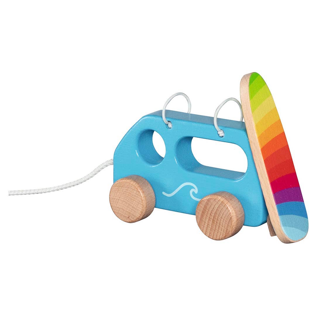 Pull-Along Surfer Van