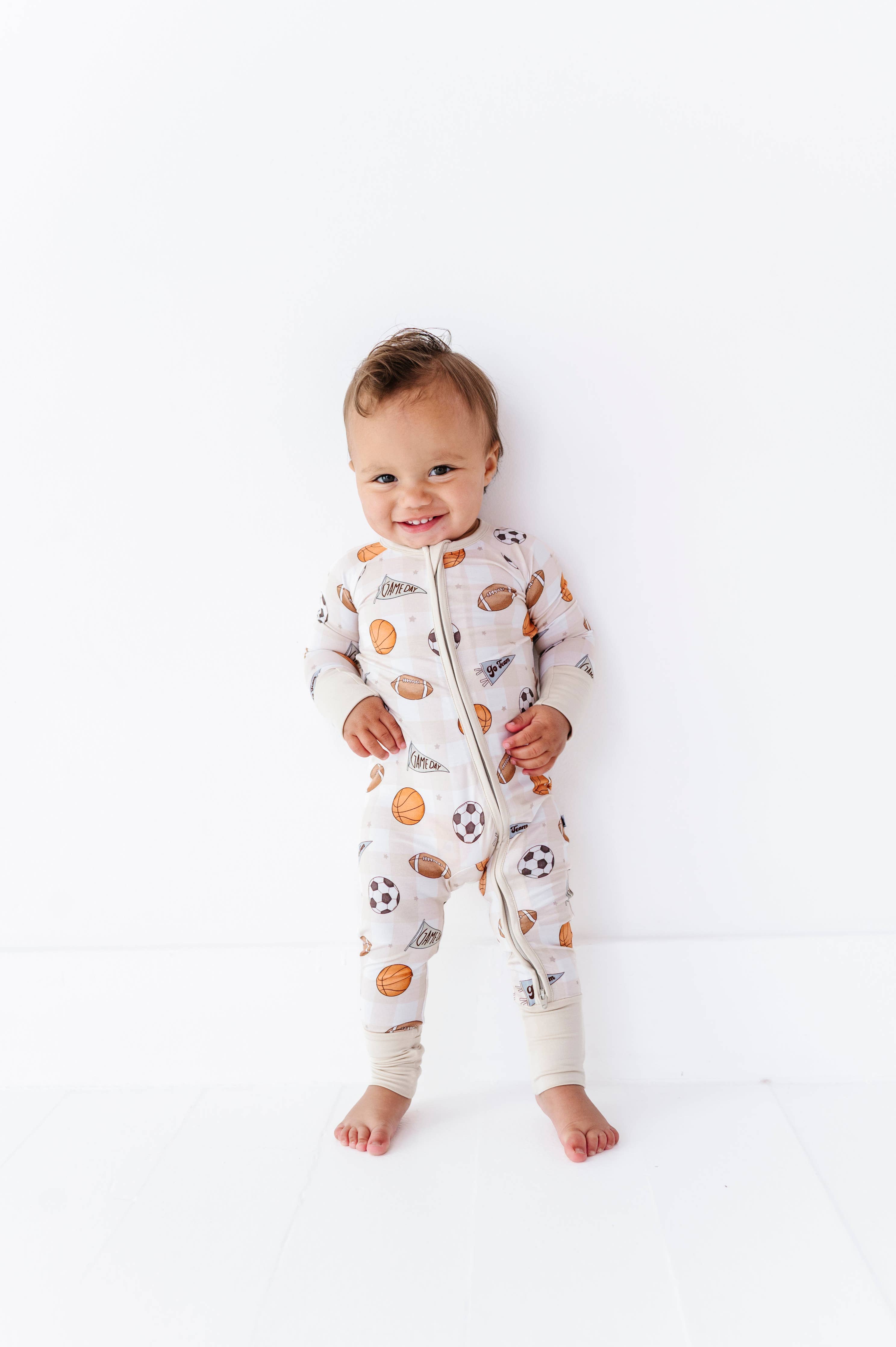 Convertible Footies (Game Day Gingham)
