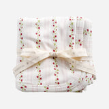 Hooded Towel (Strawberry Stripe)